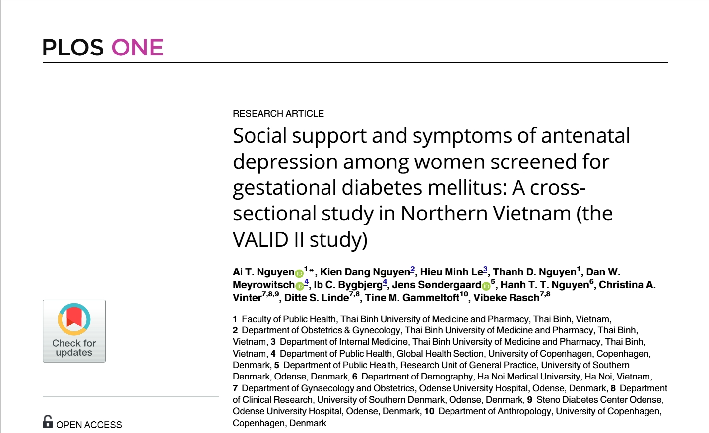 Scientific Conference Presentation